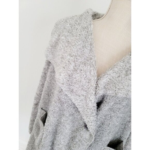 Hugs By Soft Surroundings Grey Hug Me Cardi Lounge Cardigan Sweater Oversize M - Picture 3 of 11